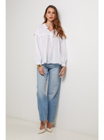 Lin Passion Bluse in Weiß