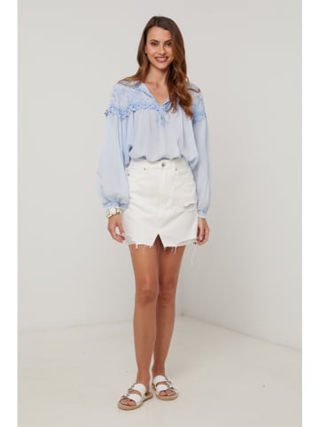 Lin Passion Bluse in Hellblau