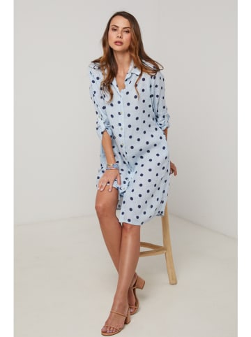 Lin Passion Linnen jurk lichtblauw