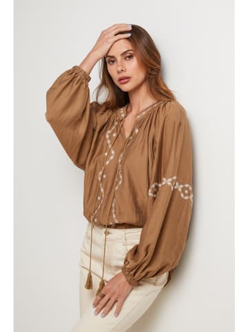 Lin Passion Blouse camel
