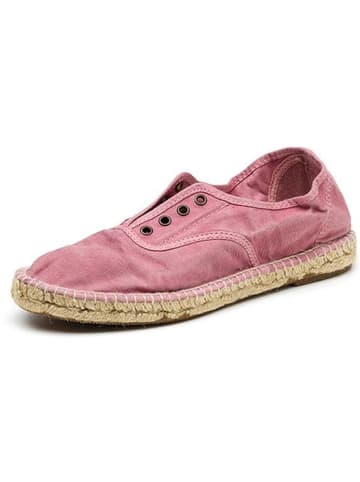 natural world Espadryle w kolorze jasnoróżowym