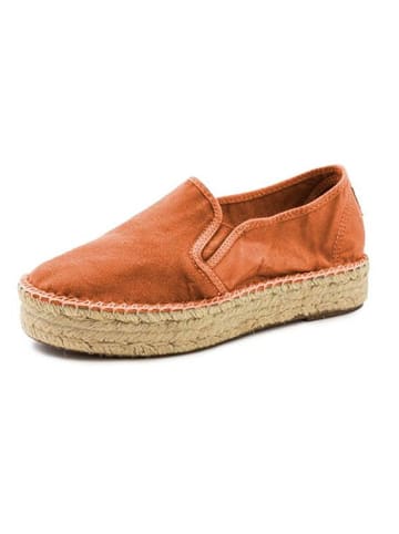 natural world Espadryle w kolorze pomarańczowym