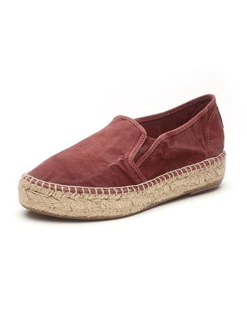 natural world Espadryle w kolorze czerwonym