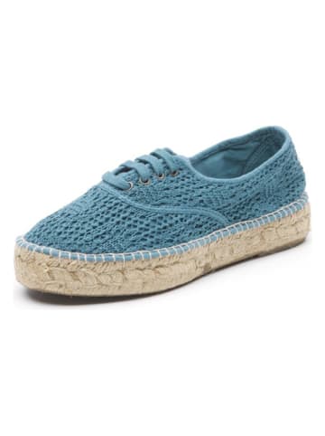 natural world Espadryle w kolorze niebieskim