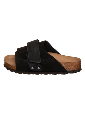 Birkenstock Leren slippers "Kyoto" donkerbruin