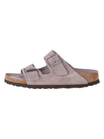 Birkenstock Leder-Pantoletten "Arizona" - Weite S