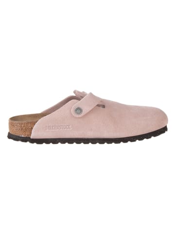 Birkenstock Leder-Clogs in Rosa