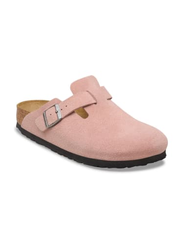 Birkenstock Leder-Clogs "Boston" in Rosa