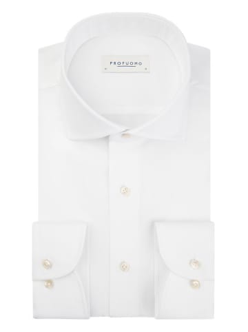 PROFUOMO Blouse - slim fit - wit