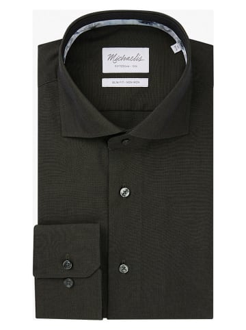 PROFUOMO Blouse - slim fit - kaki