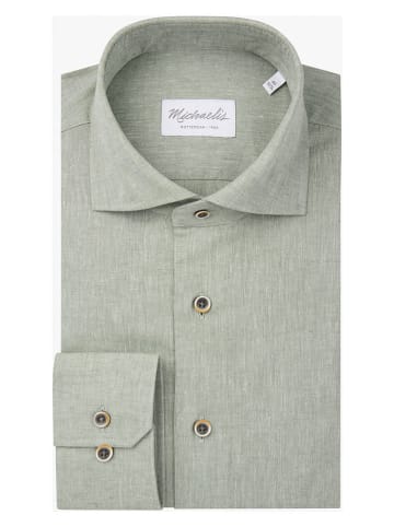 PROFUOMO Blouse - slim fit - mintgroen