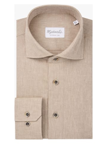 Michaelis Koszula - Slim fit - w kolorze beżowym