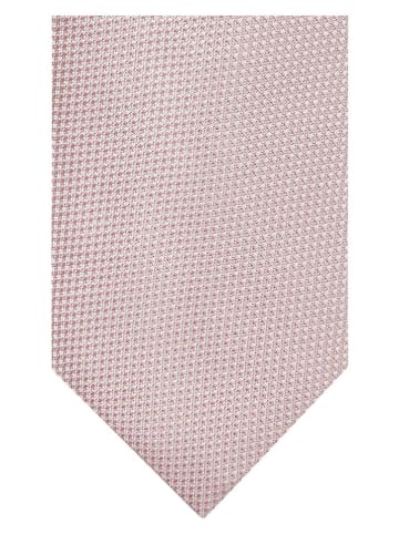 PROFUOMO Zijden stropdas lichtroze