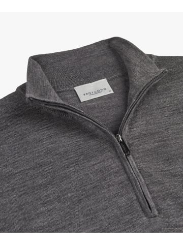 PROFUOMO Wollpullover in Dunkelgrau