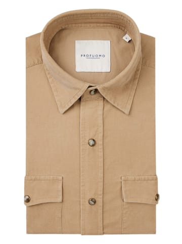 PROFUOMO Hemd in Beige