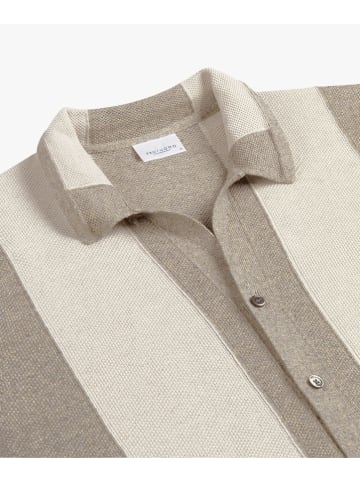 PROFUOMO Blouse crème/taupe