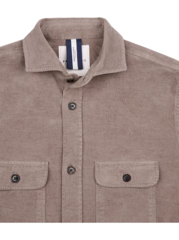 PROFUOMO Hemdjacke in Taupe