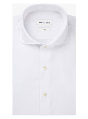 PROFUOMO Koszula - Slim fit - w kolorze białym