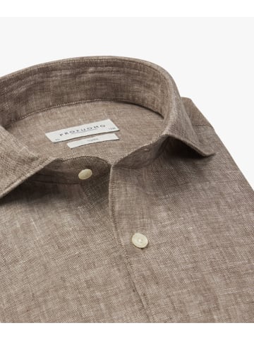PROFUOMO Hemd - Slim fit - in Taupe