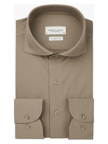 PROFUOMO Hemd - Slim fit - in Taupe