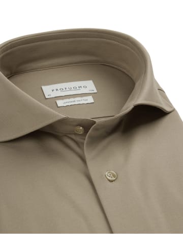 PROFUOMO Hemd - Slim fit - in Taupe