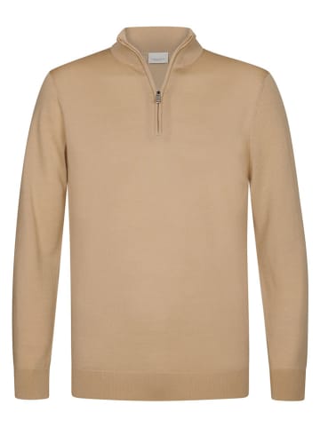 PROFUOMO Wollpullover in Beige