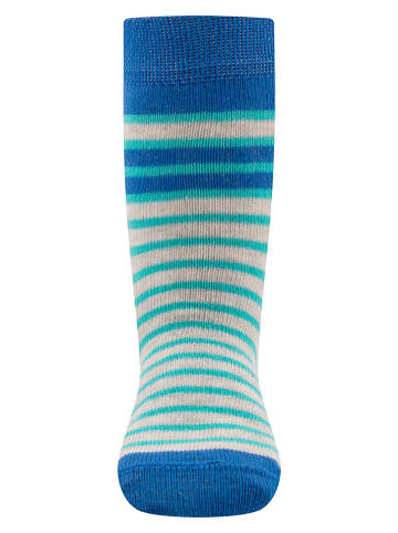 ewers 2er-Set: ABS-Socken in Beige/ Blau