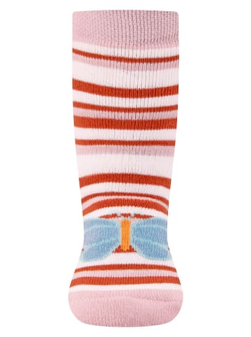 ewers 2er-Set: ABS-Socken in Rosa/ Rot