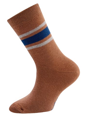 ewers 4er-Set: Socken in Hellbraun/Dunkelblau/ Grau