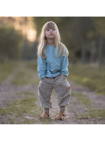 LiVi Leinen-Streetjogger "Leinen Taupe" in Taupe