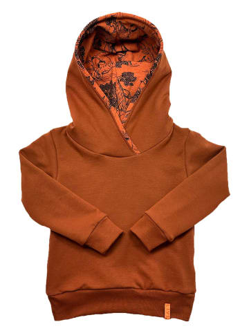 LiVi Hoodie "Rost Wald" in Rotbraun