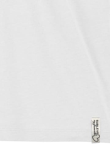 Sublevel 2er-Set: Shirts in Weiß/ Grün