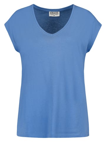 Sublevel 2-delige set: shirts blauw/zwart