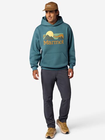 Marmot Bluza "Coastal" w kolorze niebiesko-zielonym