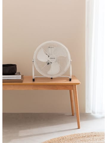 CREATE Standventilator ''Retro'' in Weiß - (B)40,5 x (H)41 x (T)20 cm