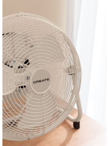 CREATE Standventilator ''Retro'' in Weiß - (B)40,5 x (H)41 x (T)20 cm