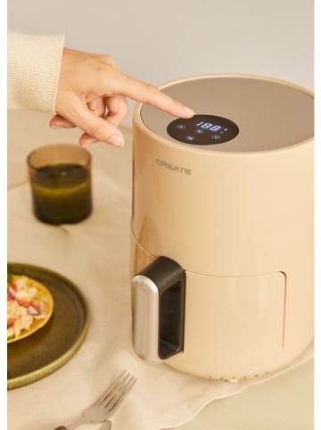 CREATE Heißluftfritteuse in Beige - 1,5 l