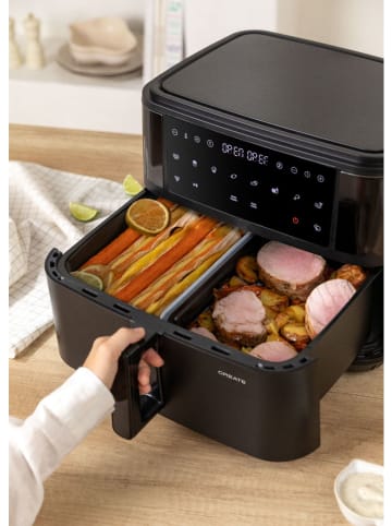 CREATE Heißluftfritteuse ''Dual'' in Schwarz - 10 l