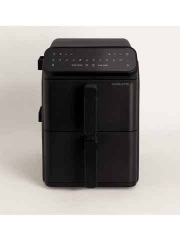 CREATE Frytkownica beztłuszczowa "Dual Stack" w kolorze czarnym - 11,2 l