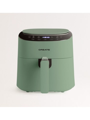 CREATE Frytkownica beztłuszczowa "Pro Compact" w kolorze zielonym - 3,5 l