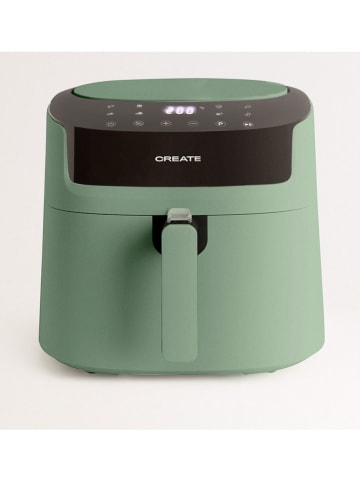 CREATE Heißluftfritteuse ''Pro'' in Grün - 6,2 l