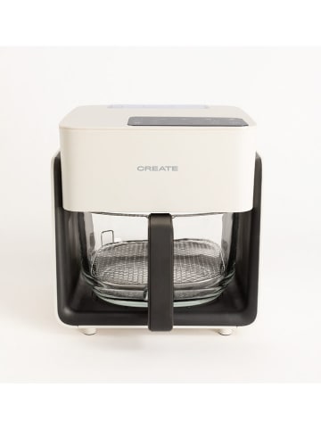CREATE Frytkownica beztłuszczowa "Studio Crystal" w kolorze kremowym - 4,2 l