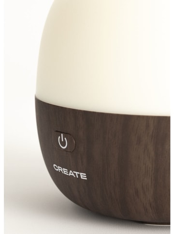 CREATE LED-Aromadiffusor in Braun/ Weiß - (H)12 x Ø 12,3 cm