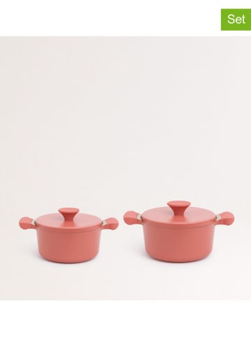 CREATE 4tlg. Set: Kochtöpfe in Terrakotta