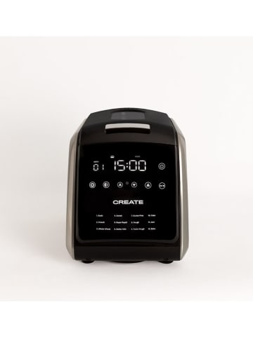 CREATE Brotbackmaschine ''Chef Bread'' in Schwarz/ Silber - 850 W