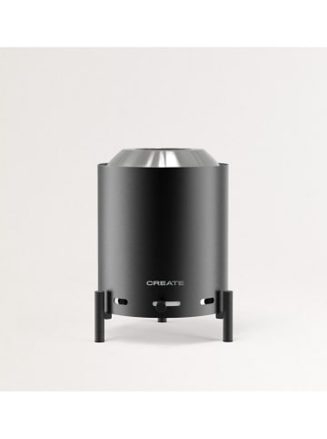 CREATE Kominek stołowy w kolorze czarnym - wys. 24 x Ø 17,5 cm