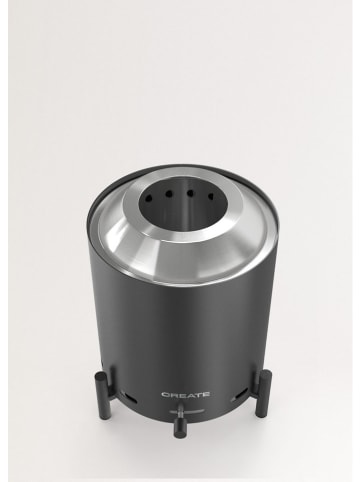 CREATE Kominek stołowy w kolorze czarnym - wys. 24 x Ø 17,5 cm