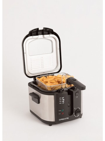CREATE Fritteuse ''Oil Pro'' zwart/zilverkleurig - 3 l