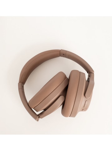 CREATE Słuchawki nauszne Bluetooth "Anc Studio" w kolorze jasnobrązowym