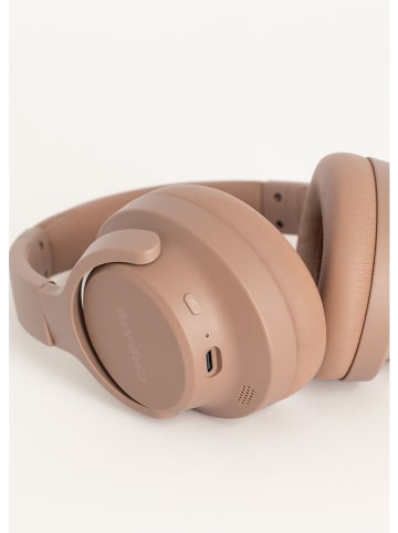CREATE Słuchawki nauszne Bluetooth "Anc Studio" w kolorze jasnobrązowym